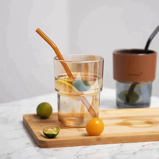 400ml Glass Sipper
