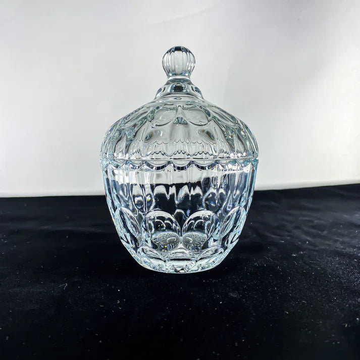 LUXURIOUS DRY FRUIT CANDY IN SECURE CRYSTAL JAR, 99mm