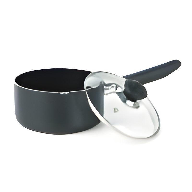 Kitchen King 18cm Lumina Sauce Pot with Glass Lid