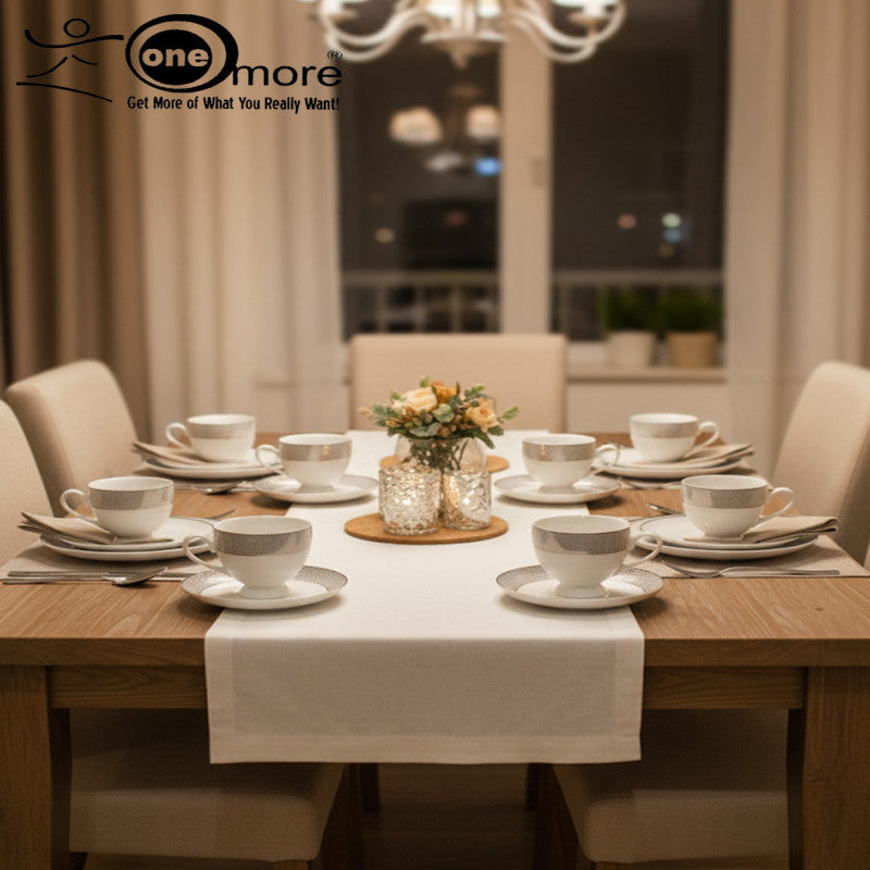 Refined Porcelain Tea Cup & Saucer Collection