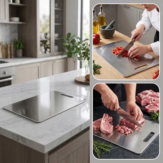 Stainless Steel Double Sided Cutting Board