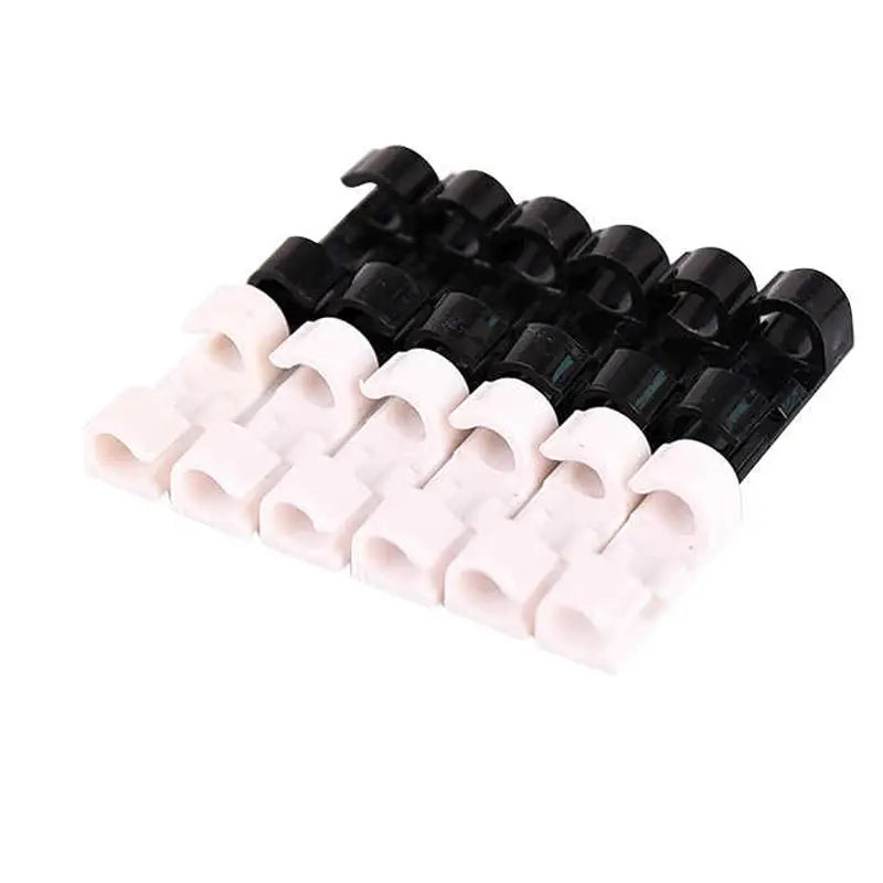 20pcs / pack self-adhesive wire organizer cable clip (3cm x 1cm)