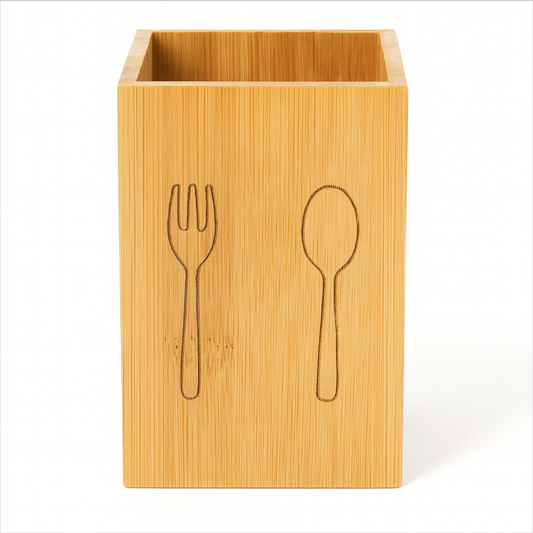 Wooden Utensil Organizer
