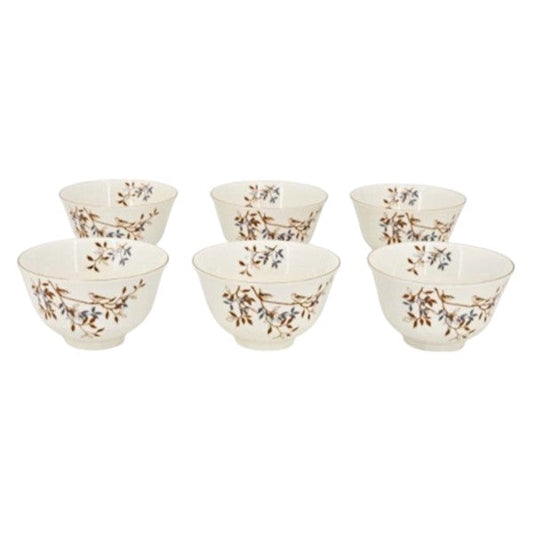 Angela 4.50" Ceramic Bowl Set of 6 - BRD412
