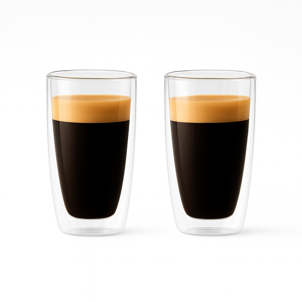 Danny Home Double Walled Espresso Glasses 80ml - 2Pcs Set