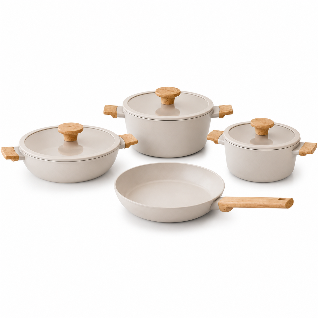 Korkmaz Seravita 7Pcs Cookware Set