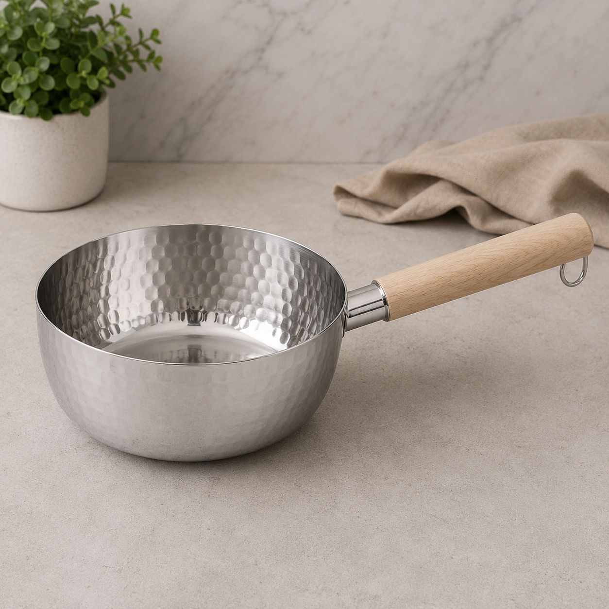 Premium Sauce Pan – 20cm Stainless Steel