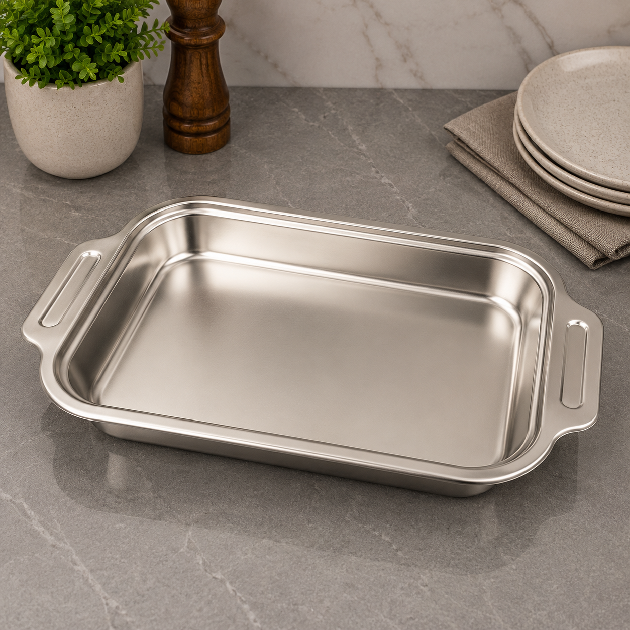 Premium Dish Without Lid – 47 x 29 x 6cm
