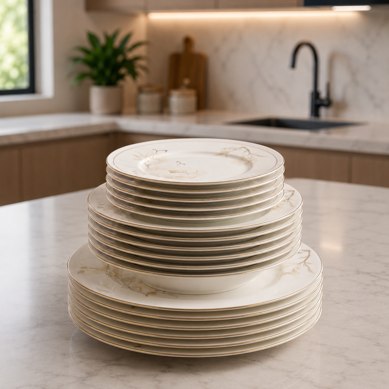 Piece Premium Super Bone China Dinner Set