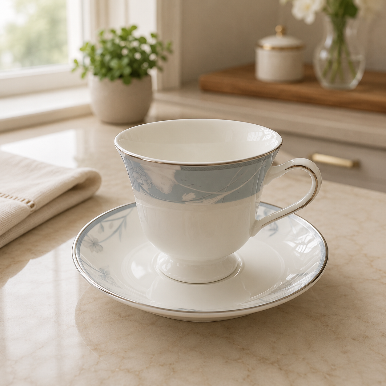 Elegant Floral Dinnerware Set