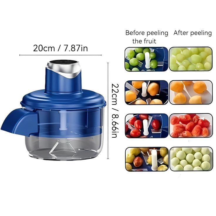 Multipurpose Automatic Rechargeable Fruit & Vegetable Peeler Machine, Smart Kitchen Tool for Home, Shop & Restaurant