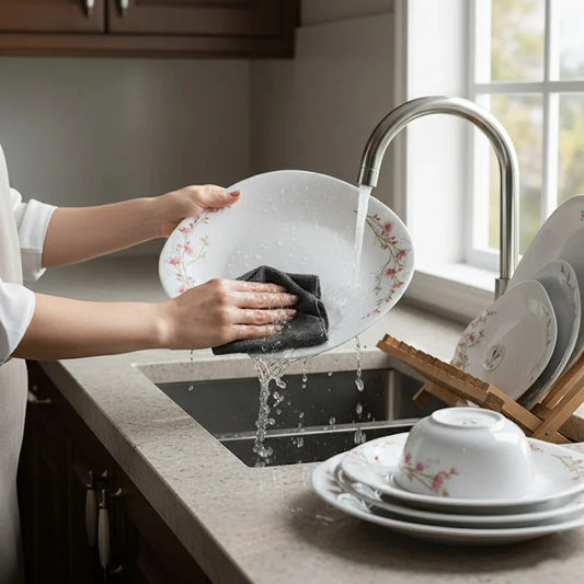 Elegant Cherry Blossom Dinnerware Set – 26 Pieces