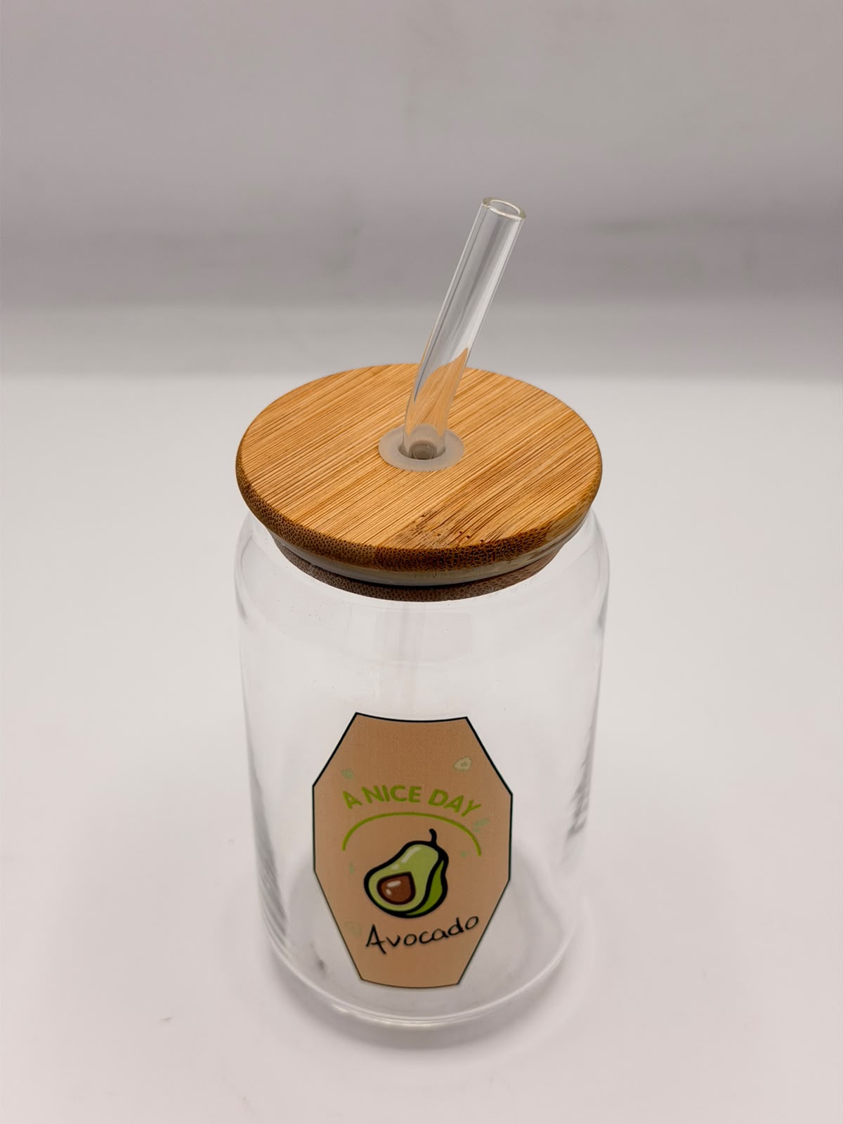 Avocado Sipper Glass – Premium Quality Drinking Glass