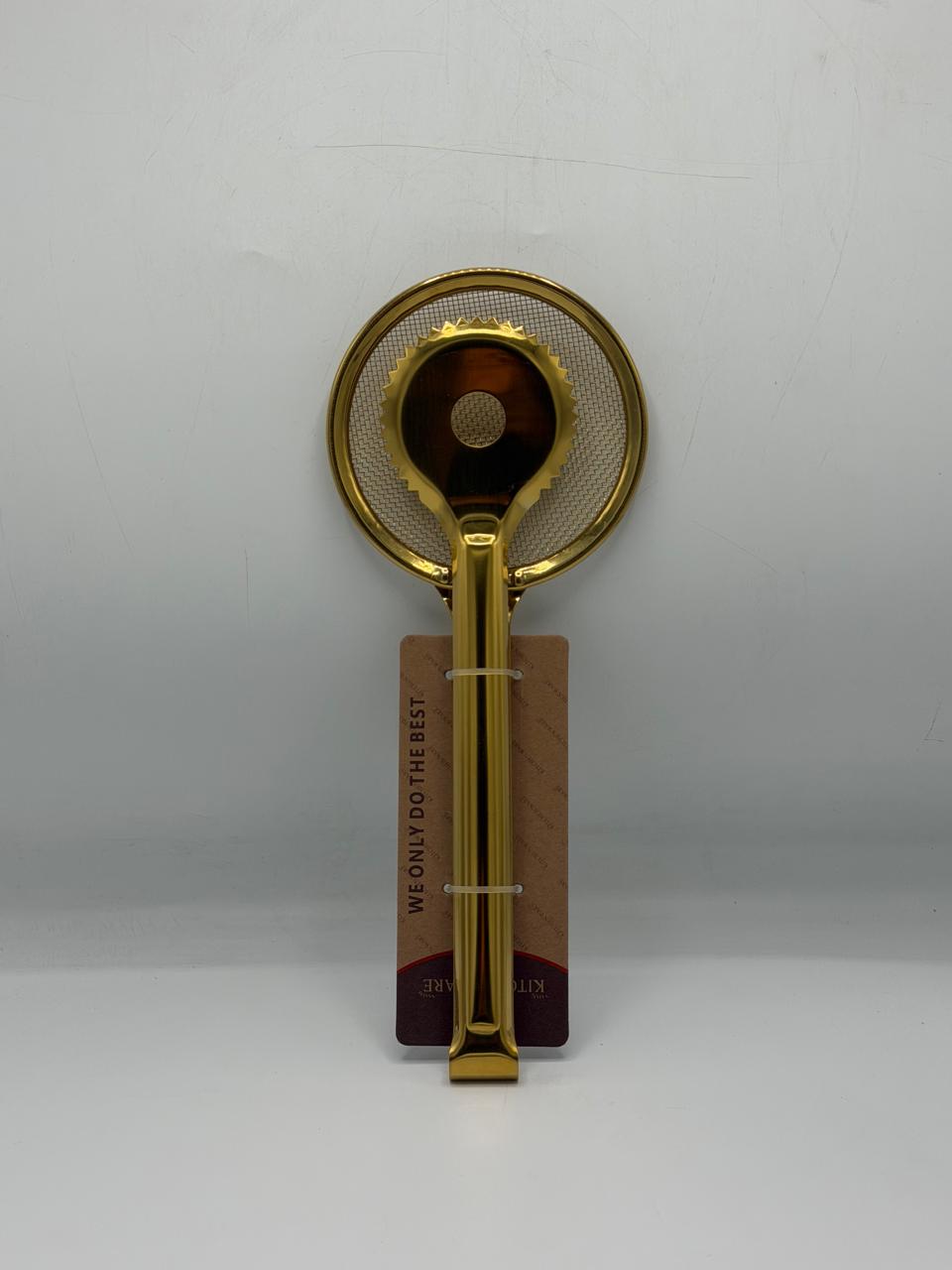Premium Brass Slotted Frying Stainer| Kitchen Utensil