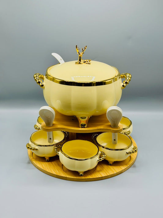 Royal Deer 15-Piece Soup Set