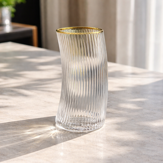 Crystal Cocktail Curve Glass - Large - Set of 6
