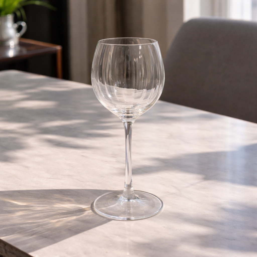 Crystal Round Champagne Goblets – Set of 4