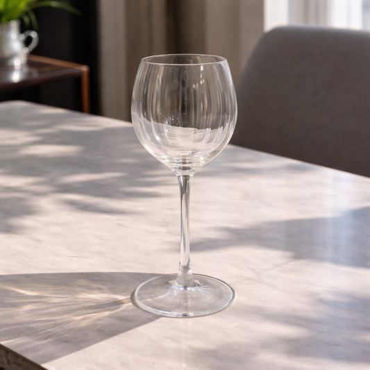 Crystal Round Champagne Goblets – Set of 4