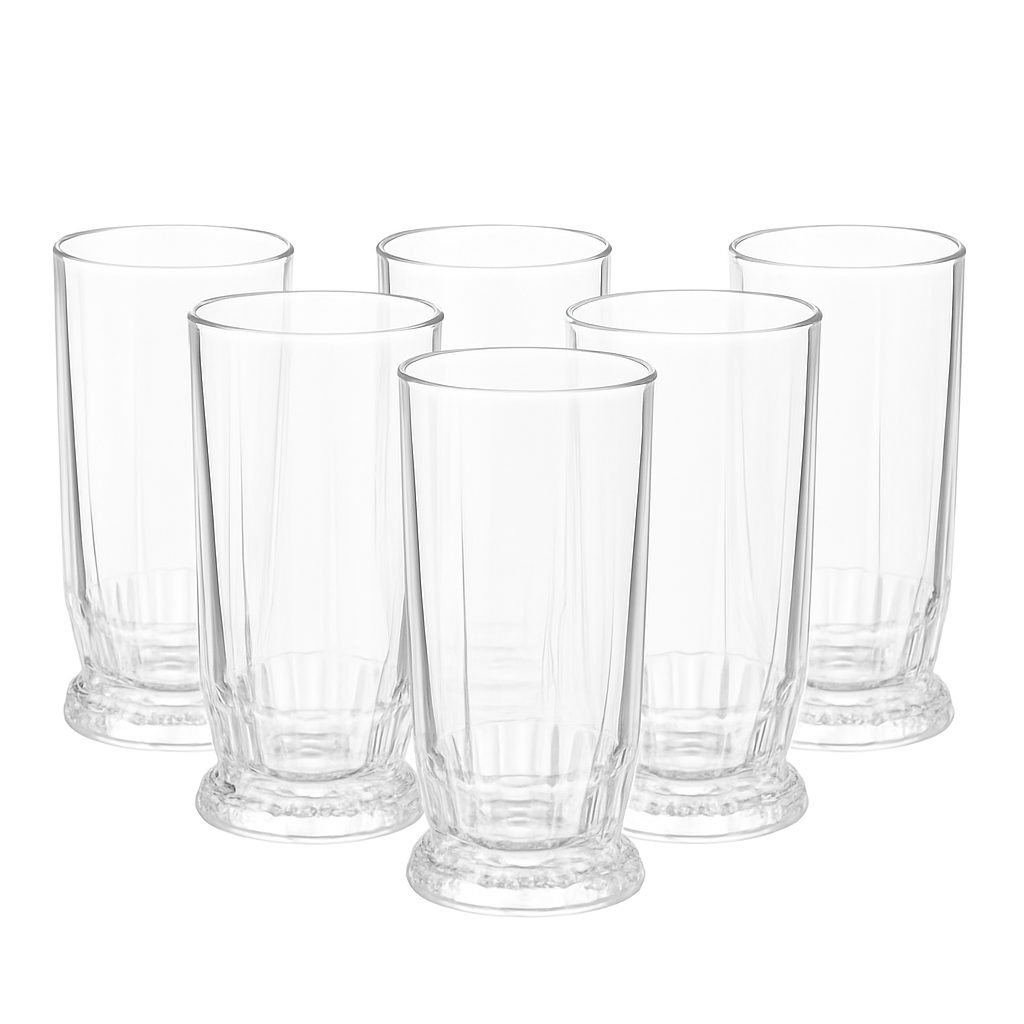 Lotus-Design Clear Glass Premium Elegant Drinkware