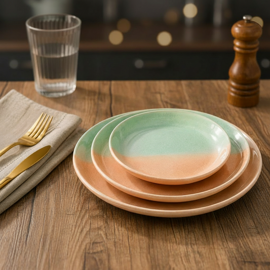 Danny Home 3-Pieces Porcelain Bowl Set