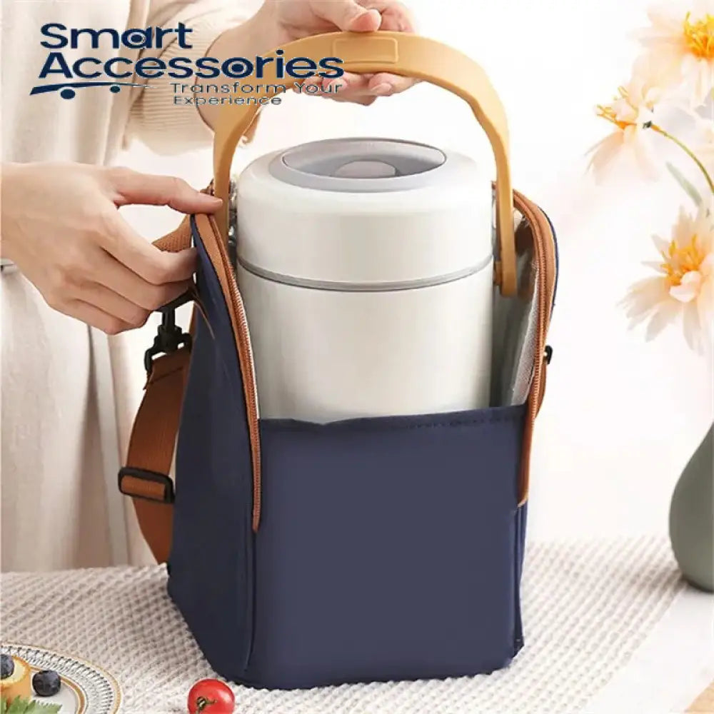 Stainless steel lunch box with thermal bag(high quality)