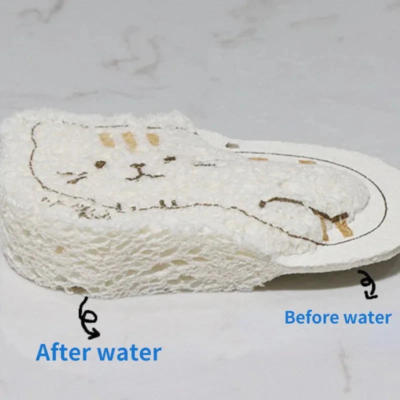Compressed Wood Pulp Sponge – Eco-Friendly Cleaning & Kitchen Sponge | Adornia.pk