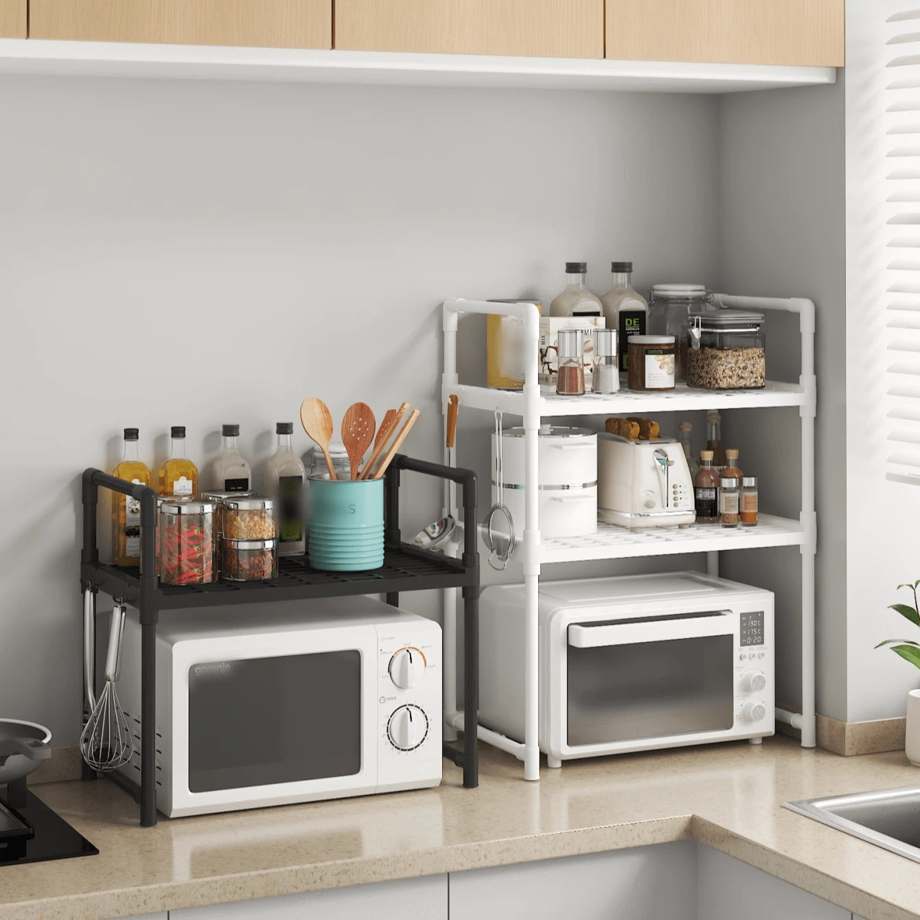 Multi-Purpose Space-Saving Oven Rack 2 Tier