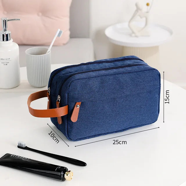 Dual Pocket Travel Toiletry Bag