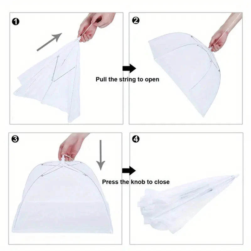 Net Food Cover, Foldable Vegetable Cover, Large Food Cover, Dust-proof Cover