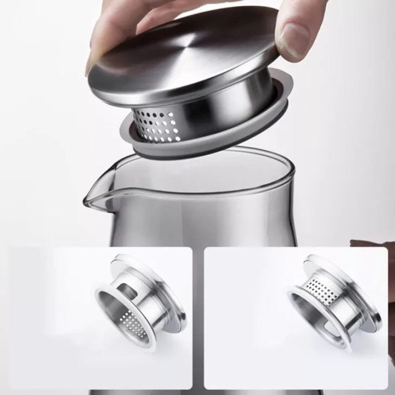Glassware Borosilicate Dinnerware Pitcher Jug Glass Set | Durable & Elegant Tableware