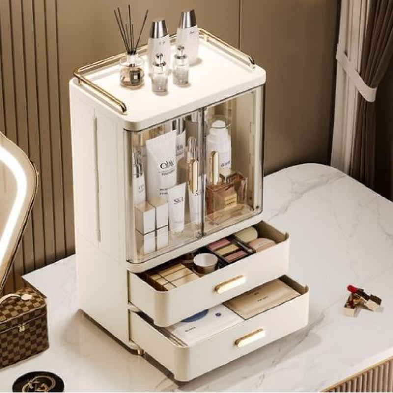 Double-Door Pretty Cosmetics Organizer