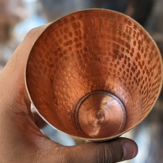 Pure Elegant Copper Glass Tumbler
