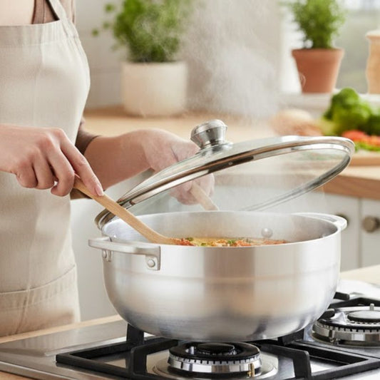 Elegant Caldero Pot 26cm – Heavy-Duty Stewing & Simmering Cooking Pot
