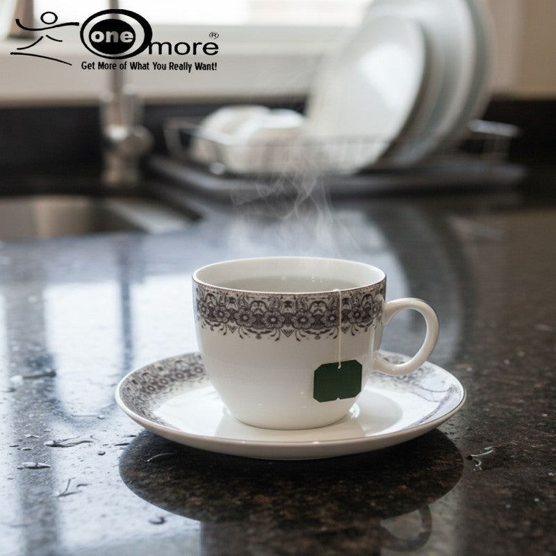 12-Piece Sophisticated Tea Cup & Saucer Set