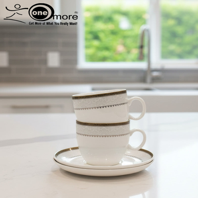 12-Piece Classic Tea Cup & Saucer Set