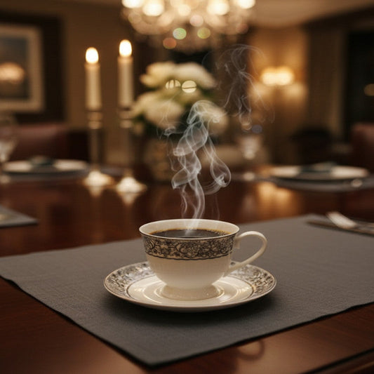 Refined Evening Coffee Experience