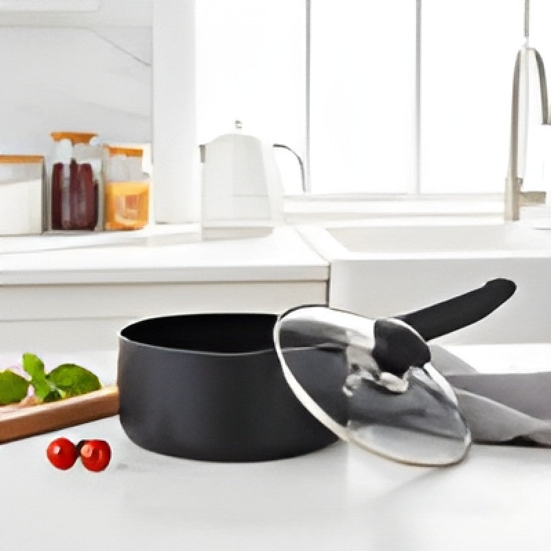 Kitchen King 18cm Lumina Sauce Pot with Glass Lid