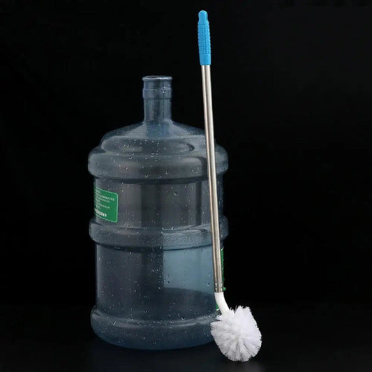 Steel Long Handle Cleaning Brush | Multi-Layer Bristle Scrubber for Bottles, Buckets & Jugs