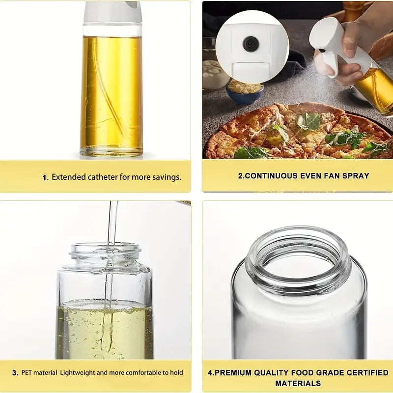 Multipurpose Oil Sprayer Bottle for Cooking | Air Fryer, Grilling & Baking