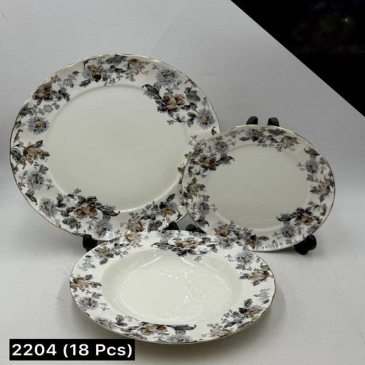 Royal Albart 18 Pcs Dinner Set | Premium Ceramic Tableware for Elegant Dining