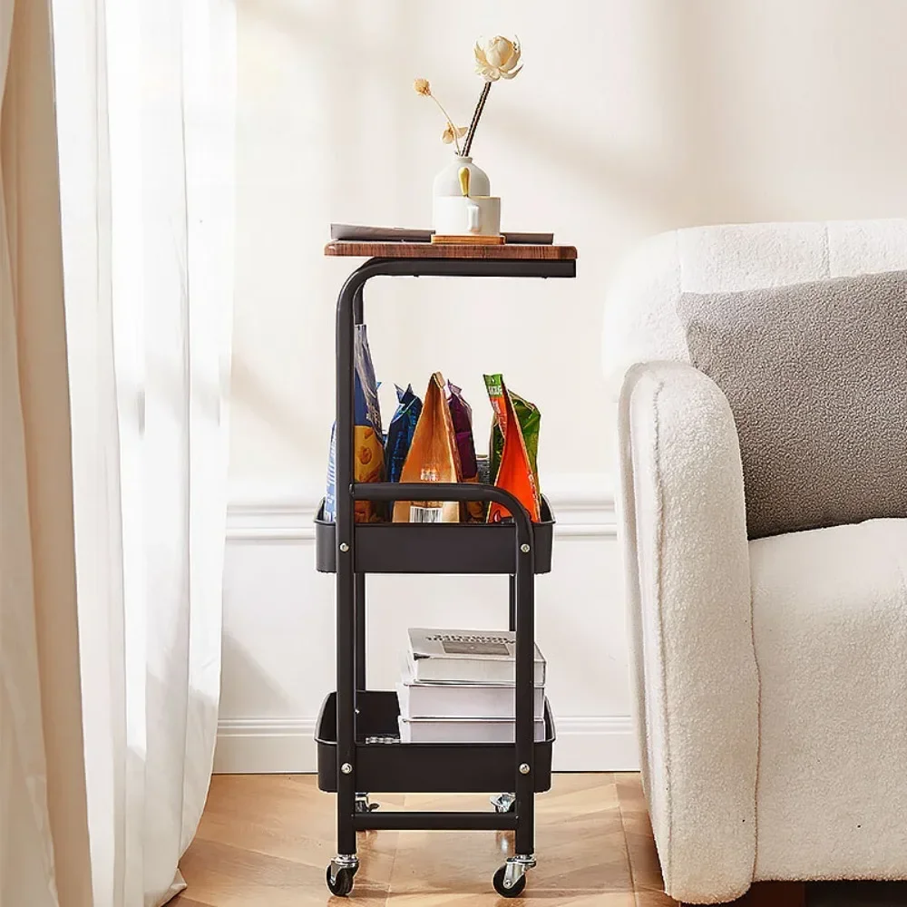 SLIM ROLLING CART – MULTIPURPOSE RUSTPROOF STORAGE TROLLEY WITH WHEELS