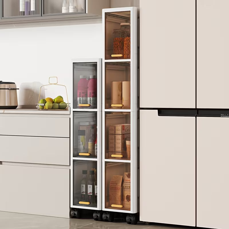 Flip-Top Storage Cabinet, Storage Unit, Multi-Layer Shelving, Large Capacity for Home Use, Suitable for Kitchen, Living Room, Bedroom And Bathroom