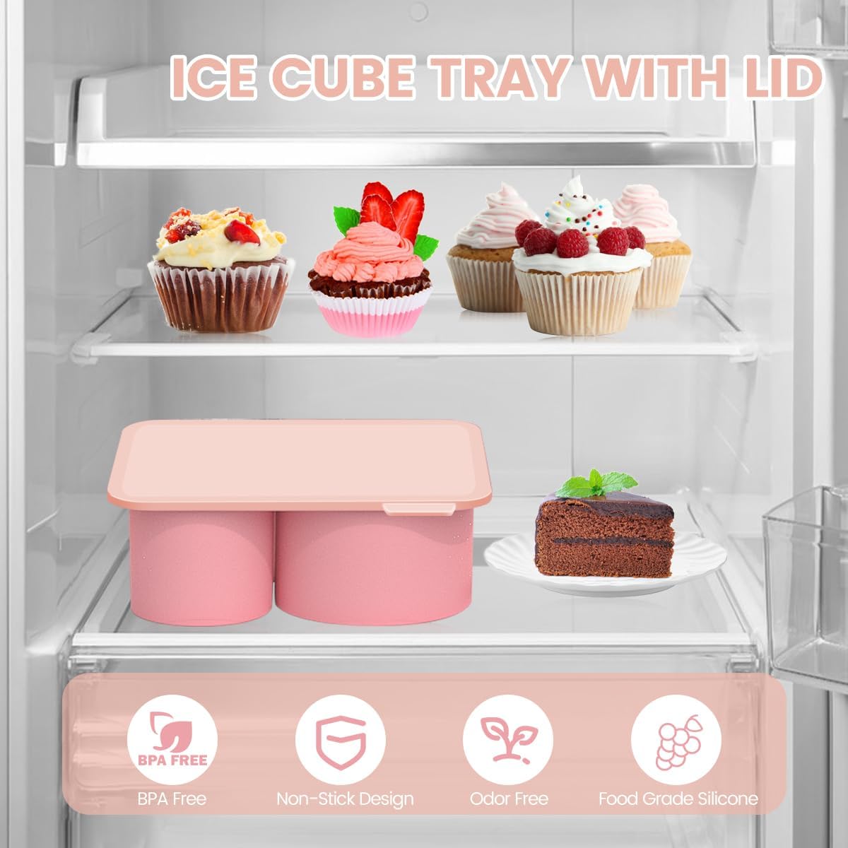 Large Silicone Ice Cube Tray