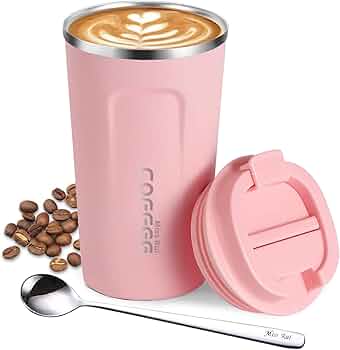 510ml Insulated Tumbler Coffee Mug with Lid
