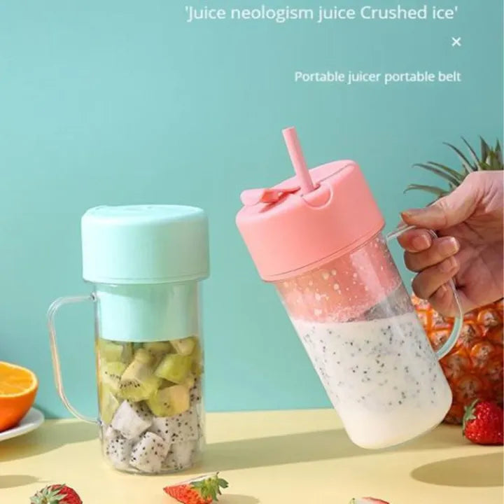 500ml Portable Juicer With Straw