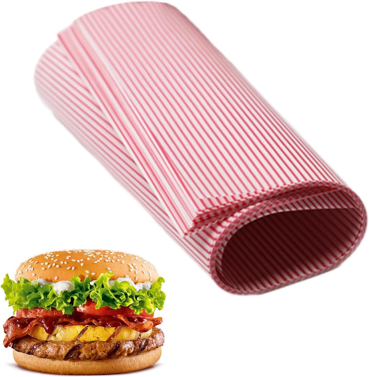 Food Grade Wax Paper Sheets – 50 Pcs Grease-Proof Food Wrapping Paper