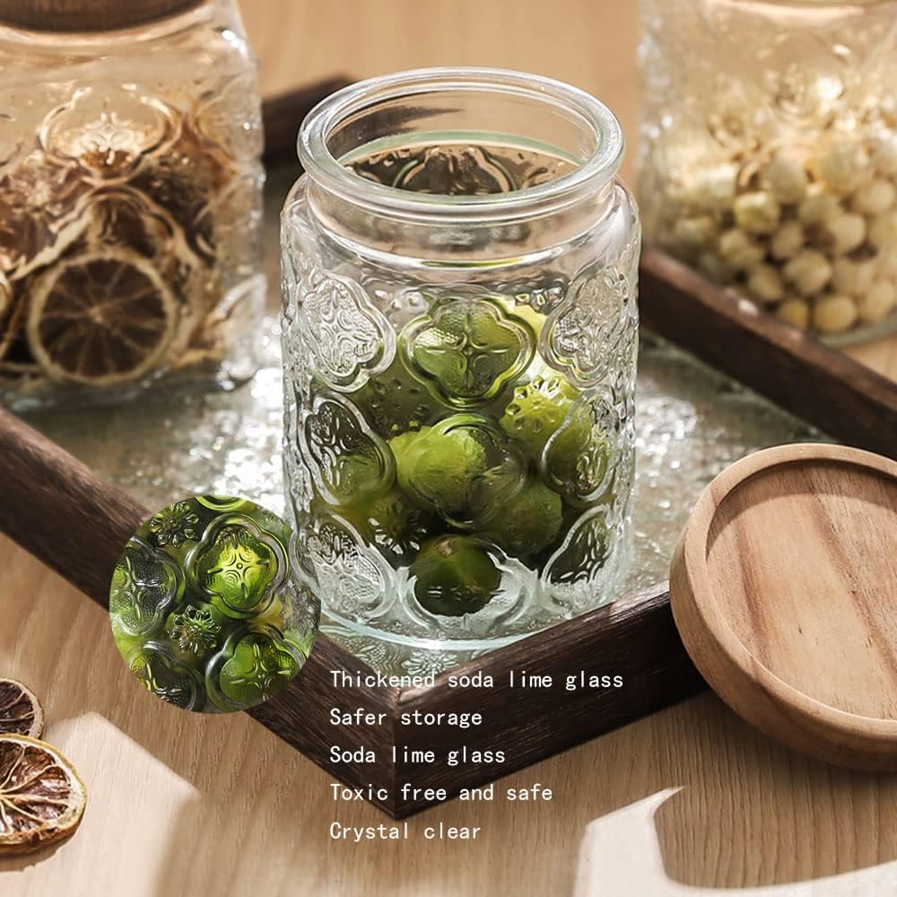 Glass Storage Container With Lid Square