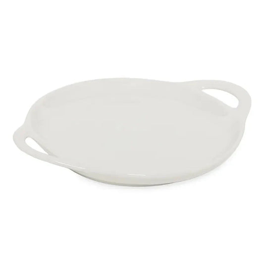 Symphony Porcelain Plate with Handle