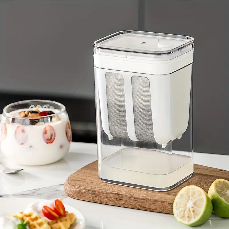 Yogurt Filter with Ultra-Fine Mesh Strainer – Greek Yogurt Maker & Nut Milk Kit