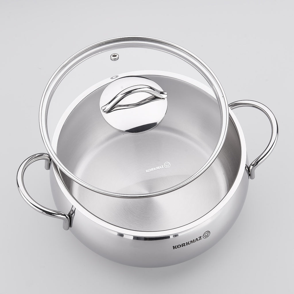 Korkmaz A1076 Tombik Casserole 26x12 cm / 7.1 l.